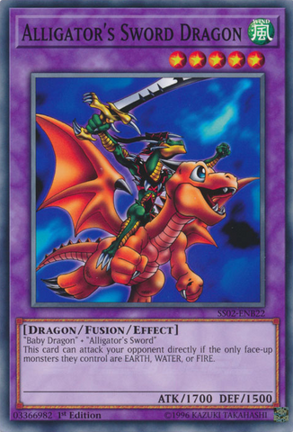 Alligator's Sword Dragon [SS02-ENB22] Common - Card Brawlers | Quebec | Canada | Yu-Gi-Oh!