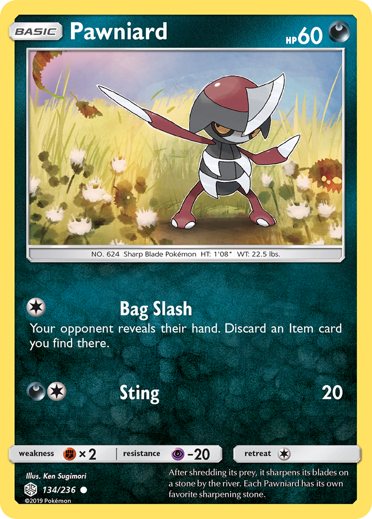 Pawniard (134/236) [Sun & Moon: Cosmic Eclipse] - Card Brawlers | Quebec | Canada | Yu-Gi-Oh!