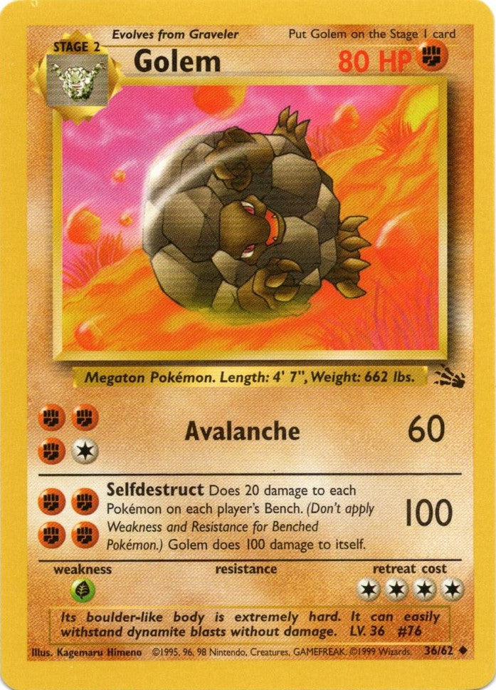 Golem (36/62) [Fossil Unlimited] - Card Brawlers | Quebec | Canada | Yu-Gi-Oh!