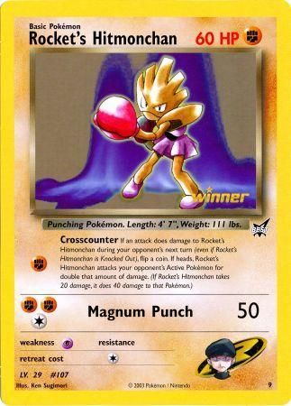 Rocket's Hitmonchan (9) (Jumbo Card) [Best of Promos] - Card Brawlers | Quebec | Canada | Yu-Gi-Oh!