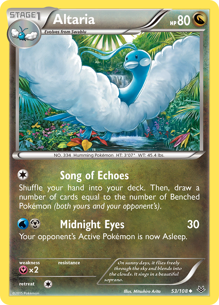 Altaria (53/108) [XY: Roaring Skies] - Card Brawlers | Quebec | Canada | Yu-Gi-Oh!