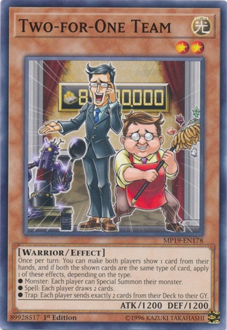 Two-for-One Team [MP19-EN178] Common - Card Brawlers | Quebec | Canada | Yu-Gi-Oh!