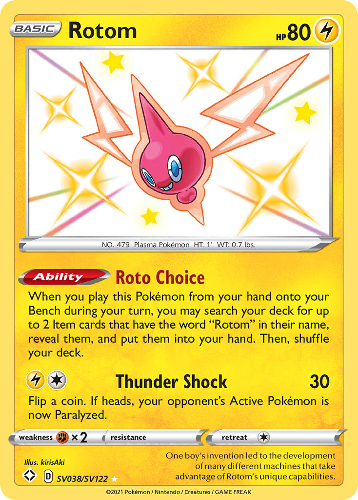 Rotom (SV038/SV122) [Sword & Shield: Shining Fates] - Card Brawlers | Quebec | Canada | Yu-Gi-Oh!