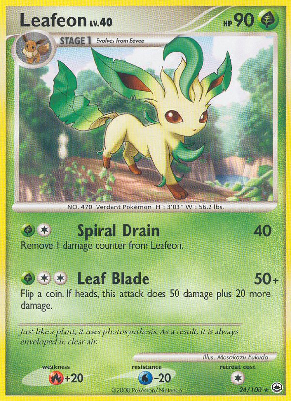 Leafeon (24/100) [Diamond & Pearl: Majestic Dawn] - Card Brawlers | Quebec | Canada | Yu-Gi-Oh!