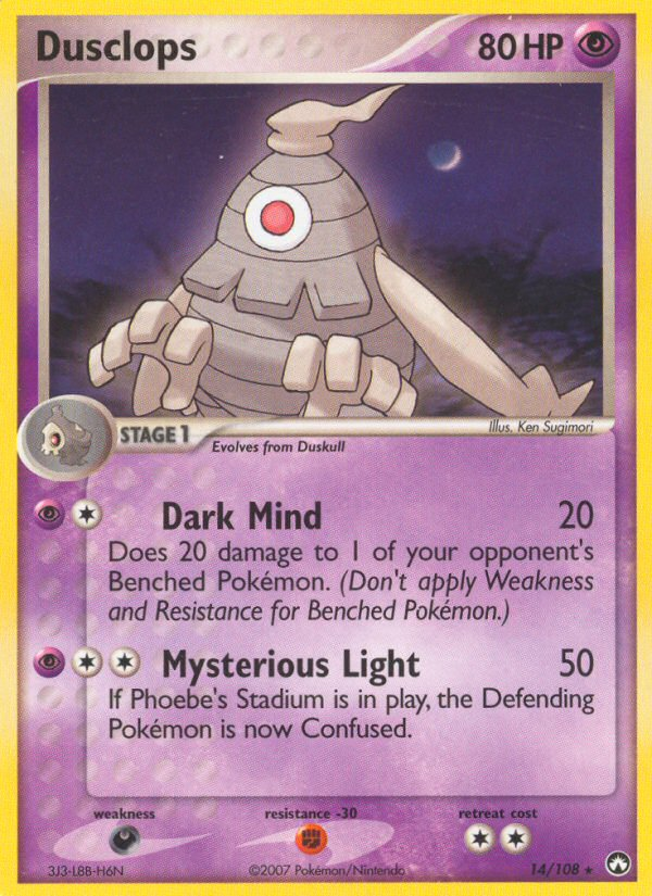Dusclops (14/108) [EX: Power Keepers] - Card Brawlers | Quebec | Canada | Yu-Gi-Oh!