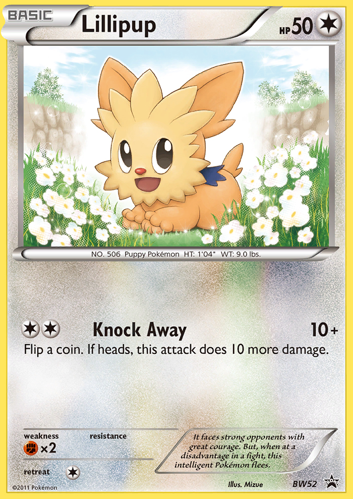 Lillipup (BW52) [Black & White: Black Star Promos] - Card Brawlers | Quebec | Canada | Yu-Gi-Oh!