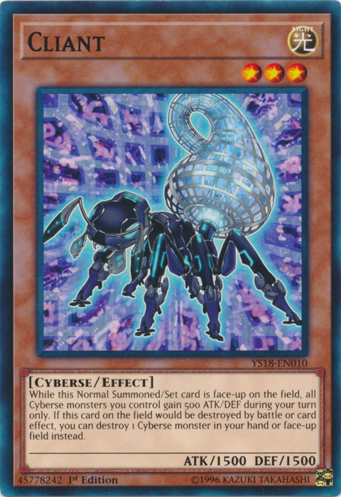 Cliant [YS18-EN010] Common - Yu-Gi-Oh! - Card Brawlers | Quebec | Canada |