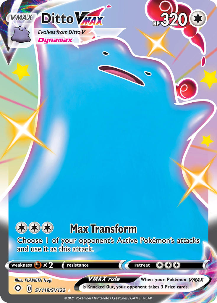 Ditto VMAX (SV119/SV122) [Sword & Shield: Shining Fates] - Card Brawlers | Quebec | Canada | Yu-Gi-Oh!