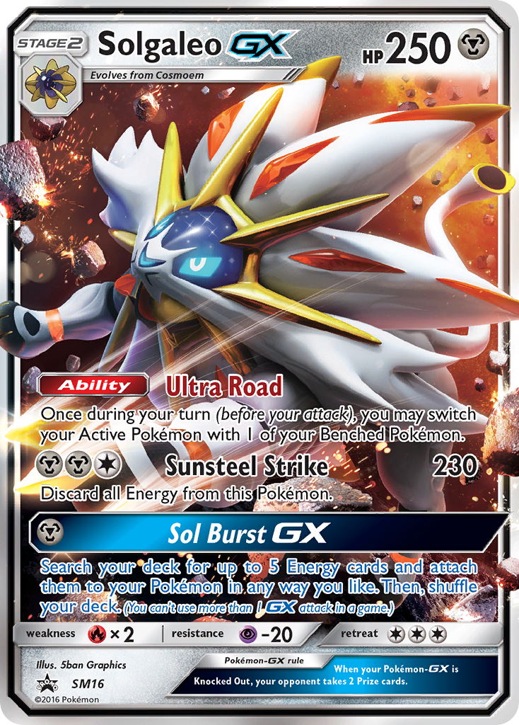 Solgaleo GX (SM16) [Sun & Moon: Black Star Promos] - Card Brawlers | Quebec | Canada | Yu-Gi-Oh!