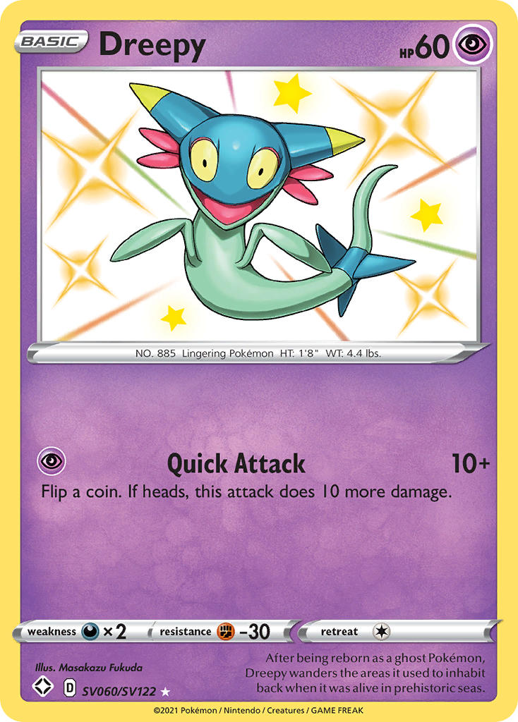 Dreepy (SV060/SV122) [Sword & Shield: Shining Fates] - Card Brawlers | Quebec | Canada | Yu-Gi-Oh!