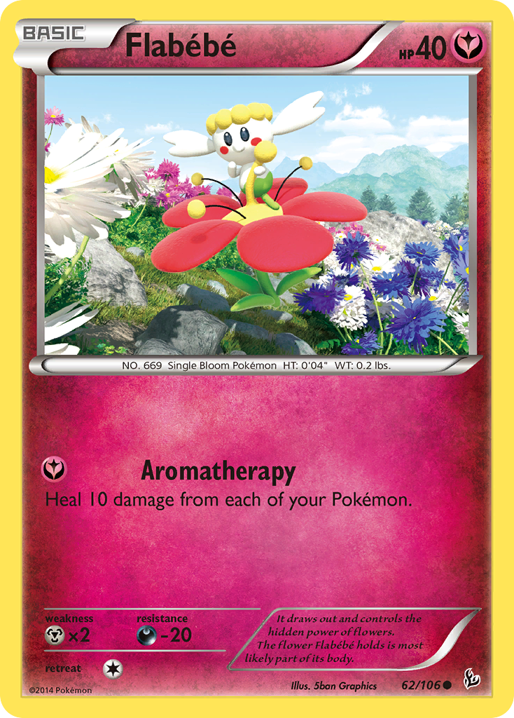 Flabebe (62/106) [XY: Flashfire] - Card Brawlers | Quebec | Canada | Yu-Gi-Oh!