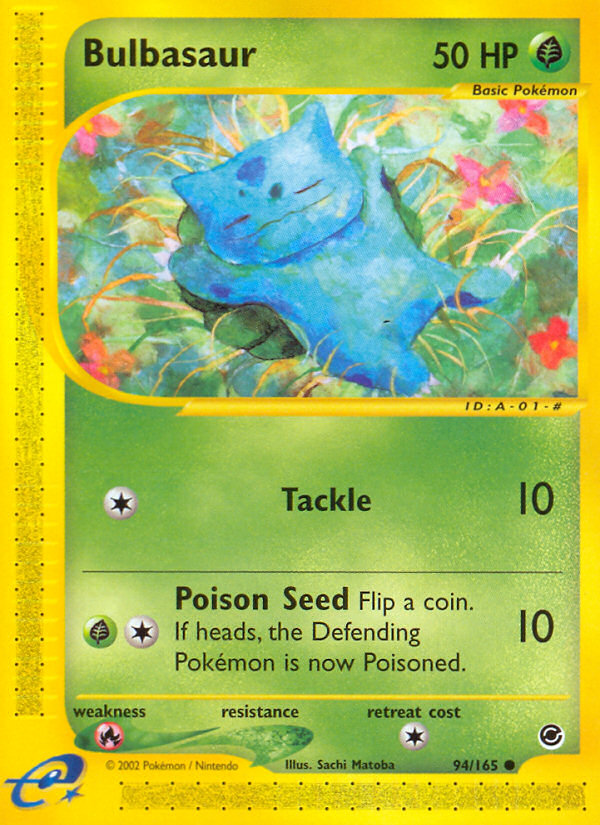 Bulbasaur (94/165) [Expedition: Base Set] - Card Brawlers | Quebec | Canada | Yu-Gi-Oh!