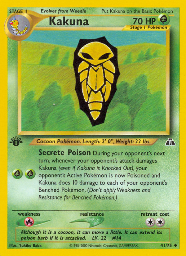 Kakuna (41/75) [Neo Discovery 1st Edition] - Card Brawlers | Quebec | Canada | Yu-Gi-Oh!