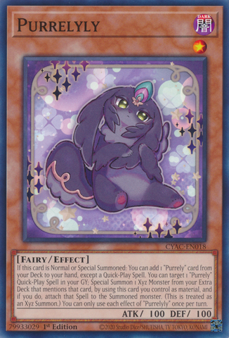 Purrelyly [CYAC-EN018] Common - Card Brawlers | Quebec | Canada | Yu-Gi-Oh!