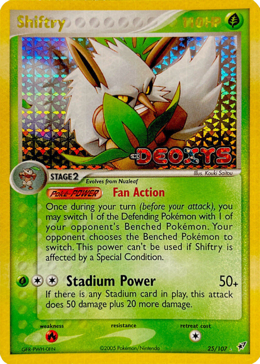 Shiftry (25/107) (Stamped) [EX: Deoxys] - Card Brawlers | Quebec | Canada | Yu-Gi-Oh!