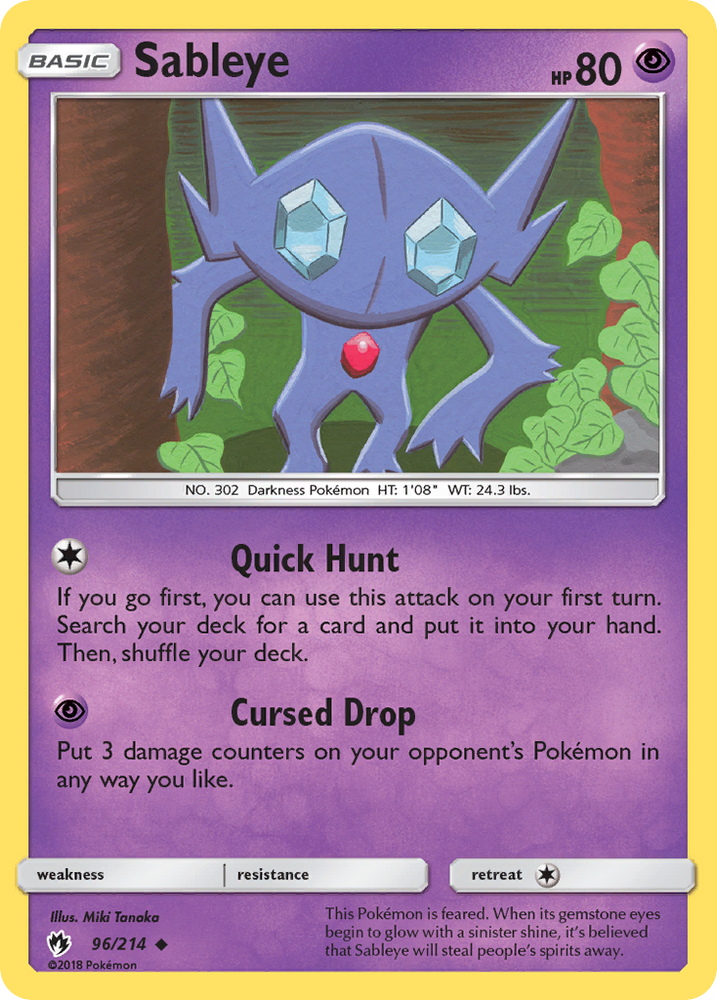 Sableye (96/214) [Sun & Moon: Lost Thunder] - Card Brawlers | Quebec | Canada | Yu-Gi-Oh!