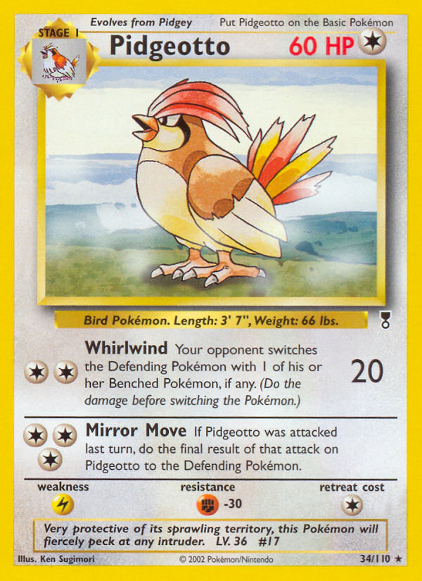 Pidgeotto (34/110) [Legendary Collection] - Card Brawlers | Quebec | Canada | Yu-Gi-Oh!
