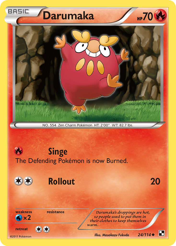 Darumaka (24/114) [Black & White: Base Set] - Card Brawlers | Quebec | Canada | Yu-Gi-Oh!