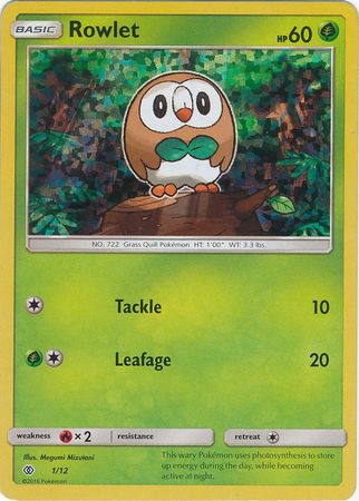 Rowlet (1/12) [McDonald's Promos: 2017 Collection] - Card Brawlers | Quebec | Canada | Yu-Gi-Oh!