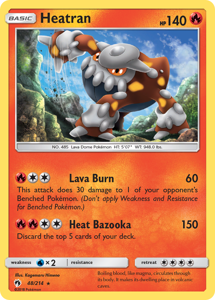 Heatran (48/214) [Sun & Moon: Lost Thunder] - Card Brawlers | Quebec | Canada | Yu-Gi-Oh!