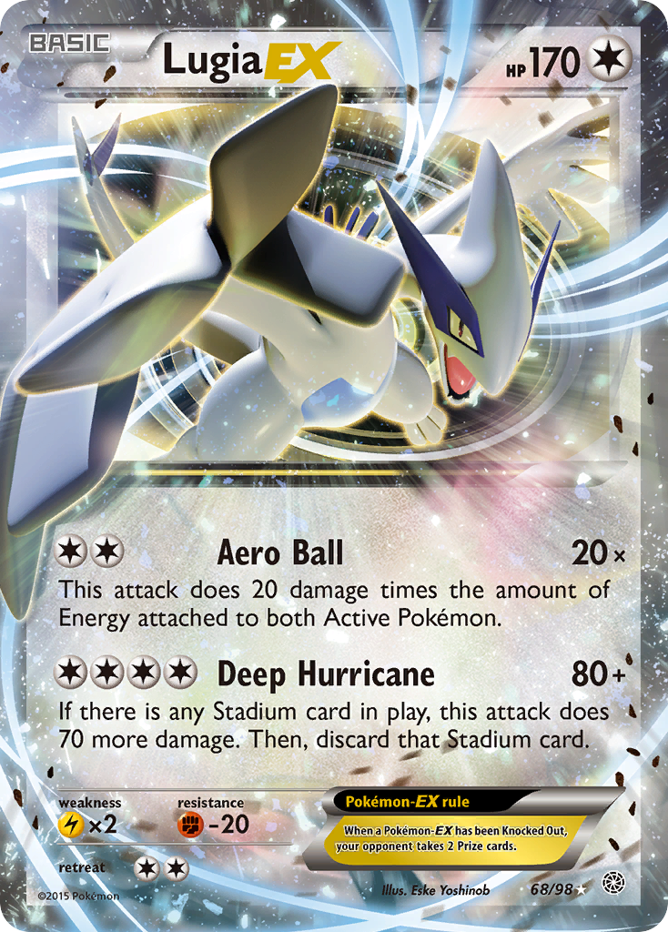 Lugia EX (68/98) [XY: Ancient Origins] - Card Brawlers | Quebec | Canada | Yu-Gi-Oh!