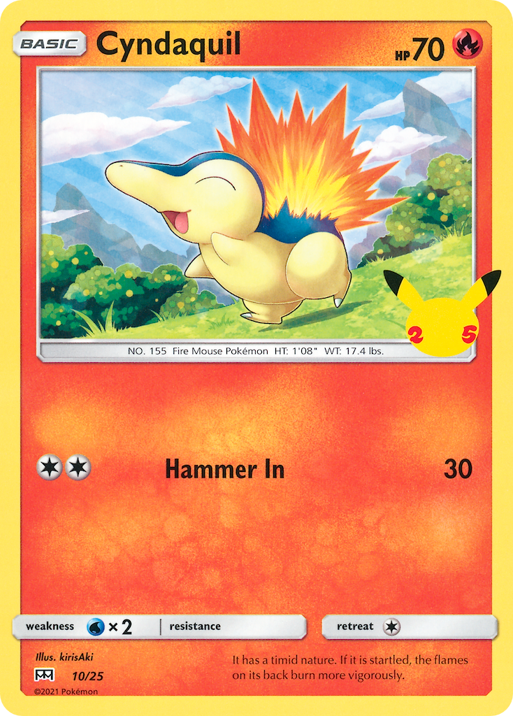 Cyndaquil (10/25) [McDonald's 25th Anniversary] - Card Brawlers | Quebec | Canada | Yu-Gi-Oh!