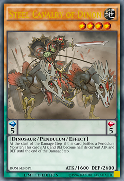 Steel Cavalry of Dinon [BOSH-ENSP1] Ultra Rare - Yu-Gi-Oh! - Card Brawlers | Quebec | Canada |