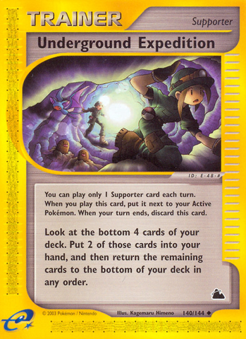 Underground Expedition (140/144) [Skyridge] - Card Brawlers | Quebec | Canada | Yu-Gi-Oh!