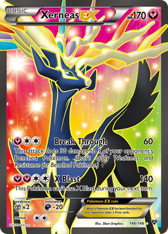 Xerneas EX (146/146) [XY: Base Set] - Card Brawlers | Quebec | Canada | Yu-Gi-Oh!