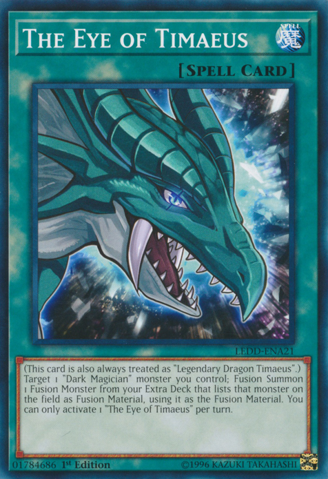 The Eye of Timaeus [LEDD-ENA21] Common - Yu-Gi-Oh! - Card Brawlers | Quebec | Canada |