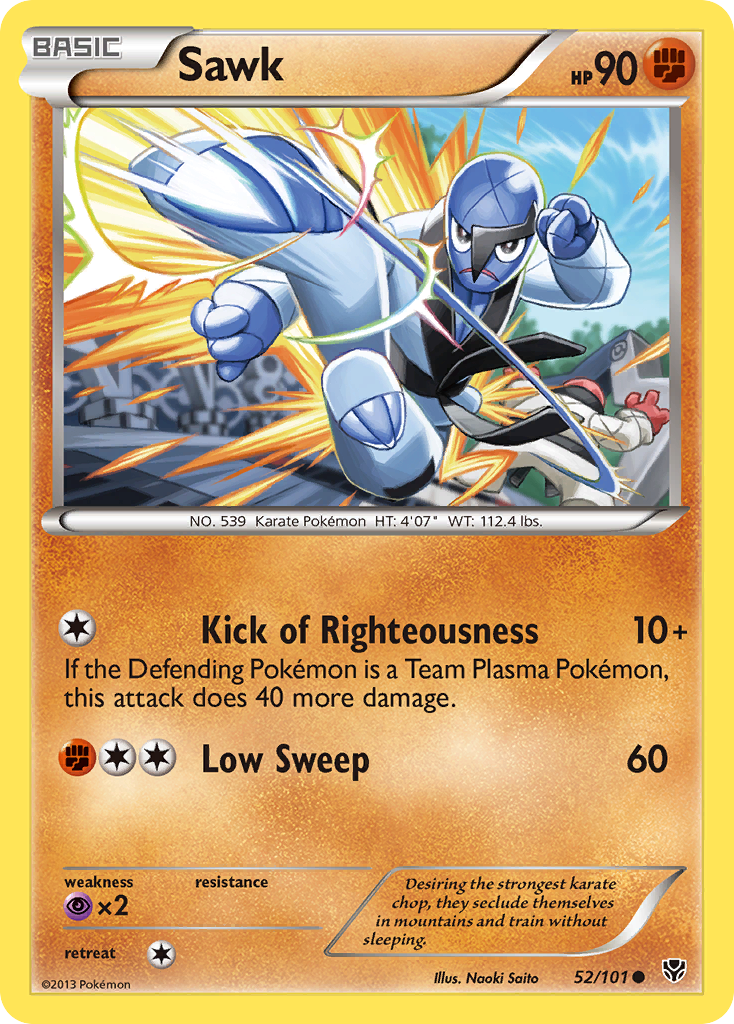 Sawk (52/101) [Black & White: Plasma Blast] - Card Brawlers | Quebec | Canada | Yu-Gi-Oh!