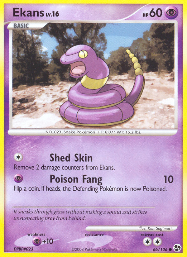 Ekans (66/106) [Diamond & Pearl: Great Encounters] - Card Brawlers | Quebec | Canada | Yu-Gi-Oh!