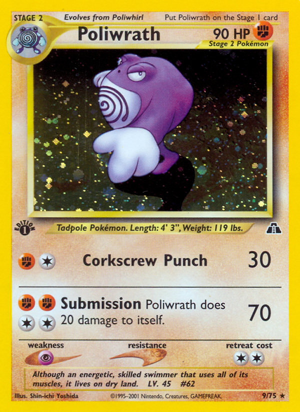 Poliwrath (9/75) [Neo Discovery 1st Edition] - Card Brawlers | Quebec | Canada | Yu-Gi-Oh!