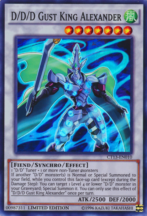 D/D/D Gust King Alexander [CT13-EN010] Super Rare - Yu-Gi-Oh! - Card Brawlers | Quebec | Canada |