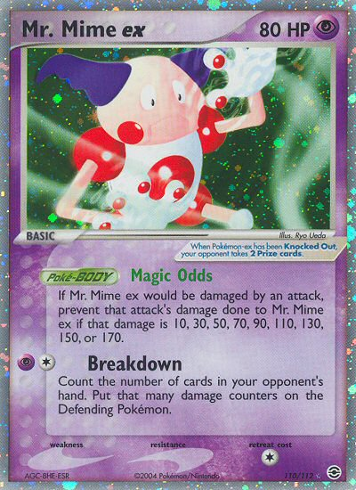 Mr. Mime ex (110/112) [EX: FireRed & LeafGreen] - Card Brawlers | Quebec | Canada | Yu-Gi-Oh!
