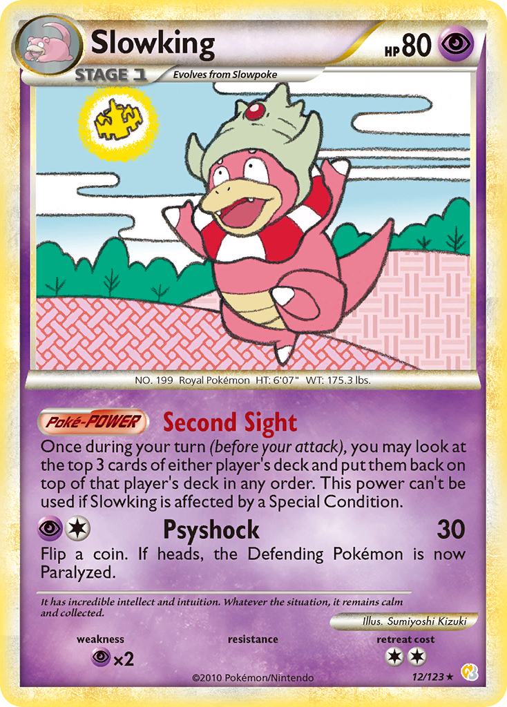 Slowking (12/123) [HeartGold & SoulSilver: Base Set] - Card Brawlers | Quebec | Canada | Yu-Gi-Oh!