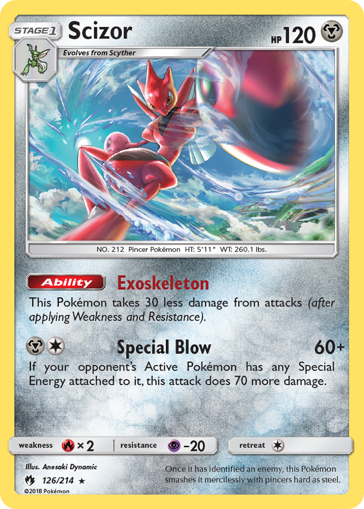 Scizor (126/214) [Sun & Moon: Lost Thunder] - Card Brawlers | Quebec | Canada | Yu-Gi-Oh!