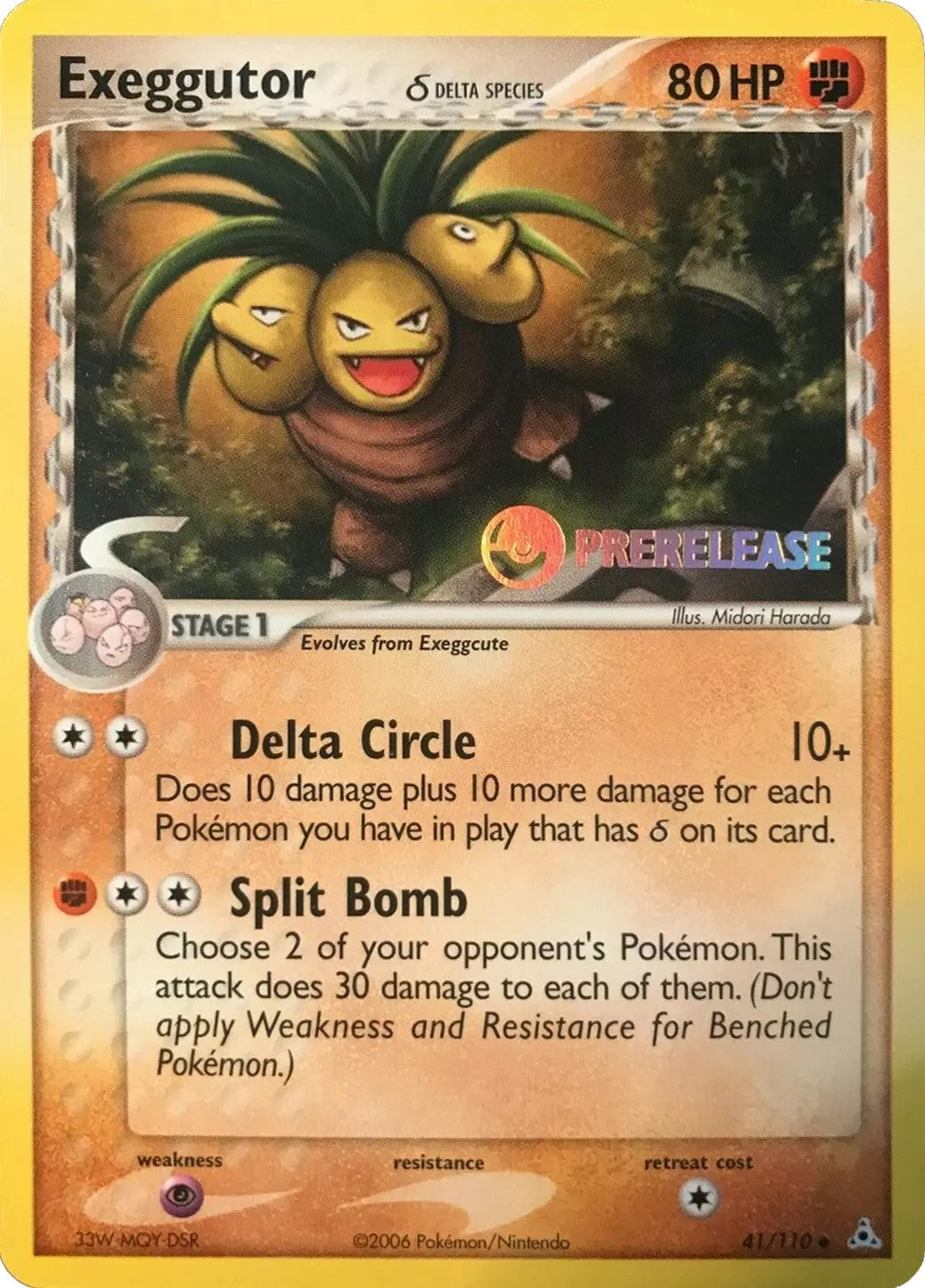 Exeggutor (41/110) (Prerelease) [EX: Holon Phantoms] - Card Brawlers | Quebec | Canada | Yu-Gi-Oh!