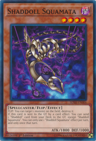 Shaddoll Squamata [SDSH-EN006] Common - Card Brawlers | Quebec | Canada | Yu-Gi-Oh!