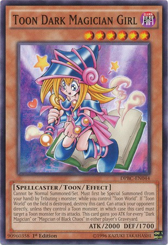 Toon Dark Magician Girl [DPBC-EN044] Common - Card Brawlers | Quebec | Canada | Yu-Gi-Oh!