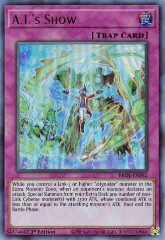 A.I.'s Show [BROL-EN042] Ultra Rare - Card Brawlers | Quebec | Canada | Yu-Gi-Oh!