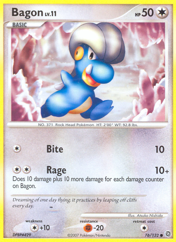 Bagon (76/132) [Diamond & Pearl: Secret Wonders] - Card Brawlers | Quebec | Canada | Yu-Gi-Oh!