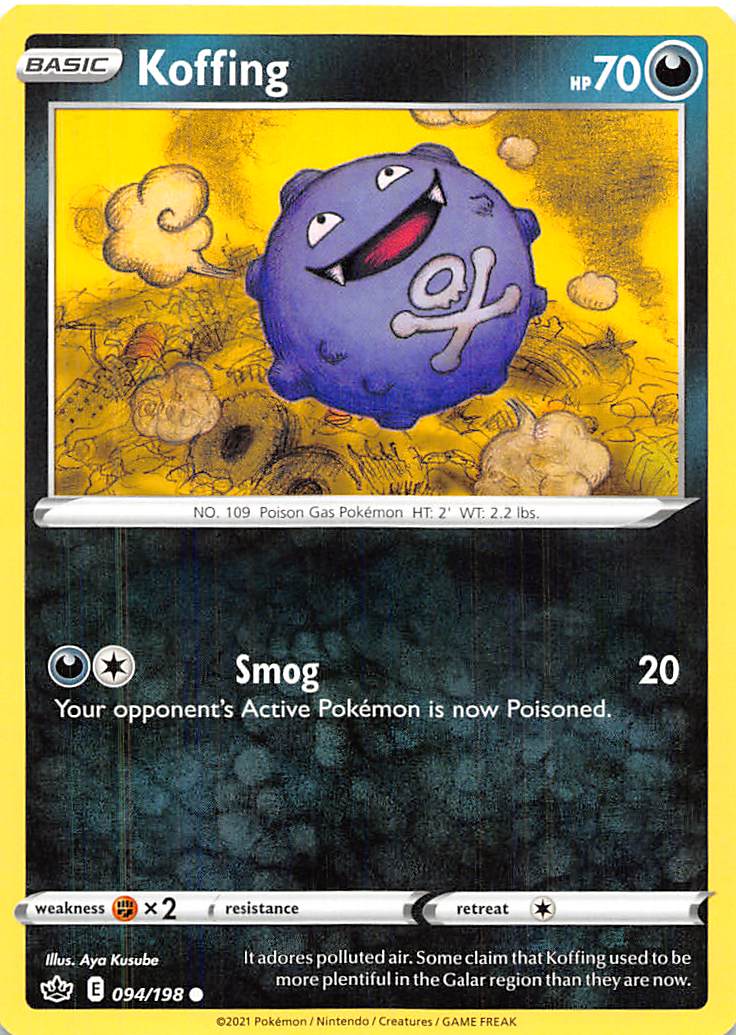 Koffing (094/198) [Sword & Shield: Chilling Reign] - Card Brawlers | Quebec | Canada | Yu-Gi-Oh!