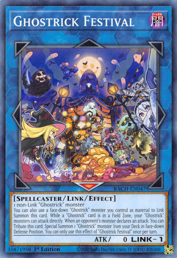 Ghostrick Festival [BACH-EN047] Common - Card Brawlers | Quebec | Canada | Yu-Gi-Oh!