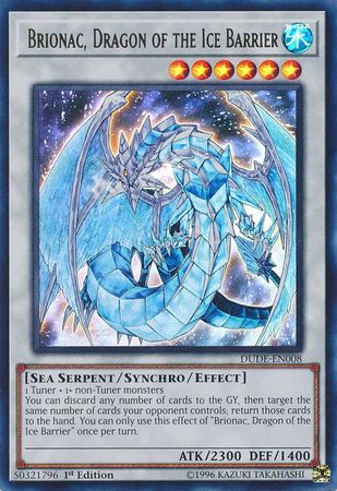 Brionac, Dragon of the Ice Barrier [DUDE-EN008] Ultra Rare - Card Brawlers | Quebec | Canada | Yu-Gi-Oh!