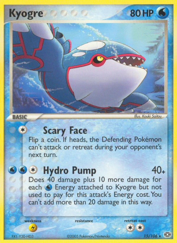 Kyogre (15/106) [EX: Emerald] - Card Brawlers | Quebec | Canada | Yu-Gi-Oh!