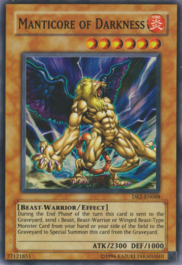 Manticore of Darkness [DR2-EN068] Super Rare - Yu-Gi-Oh! - Card Brawlers | Quebec | Canada |