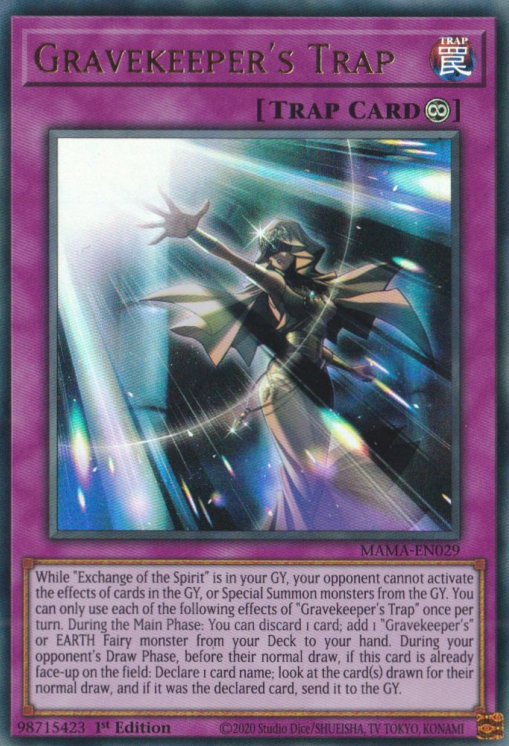 Gravekeeper's Trap [MAMA-EN029] Ultra Rare - Card Brawlers | Quebec | Canada | Yu-Gi-Oh!