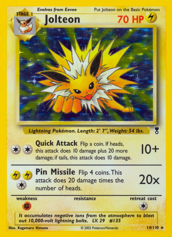 Jolteon (14/110) [Legendary Collection] - Card Brawlers | Quebec | Canada | Yu-Gi-Oh!