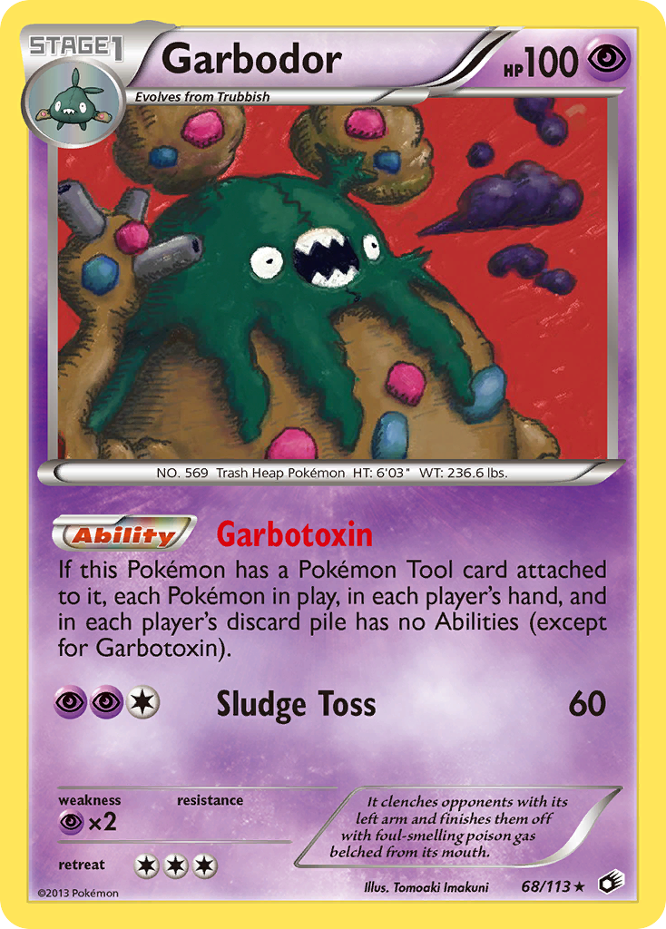 Garbodor (68/113) [Black & White: Legendary Treasures] - Card Brawlers | Quebec | Canada | Yu-Gi-Oh!